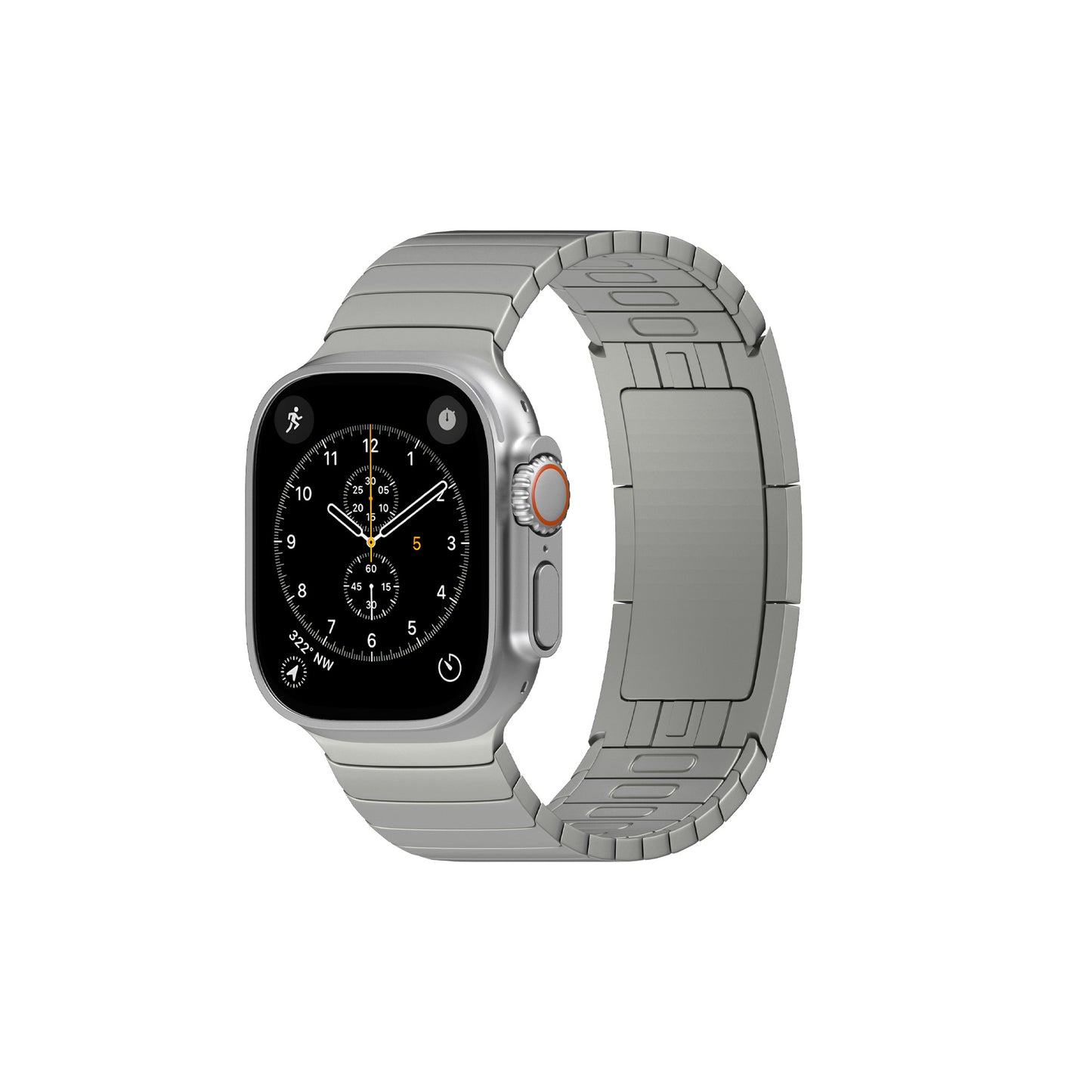 Stainless steel link bracelet for Apple Watch